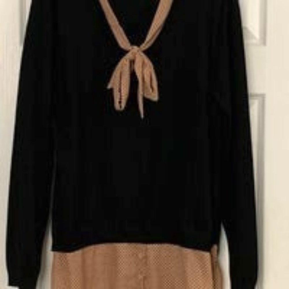 Sweater Shirt W/ Attached Dress Shirt